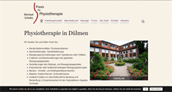 Desktop Screenshot of physiotherapie-scholtz.de